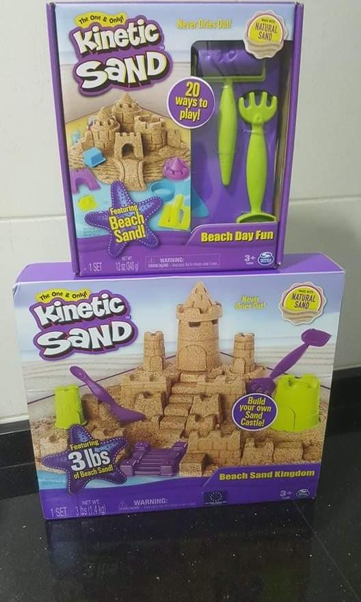 Kinetic Sand, 3lbs Beach Sand for Ages 3 and Up