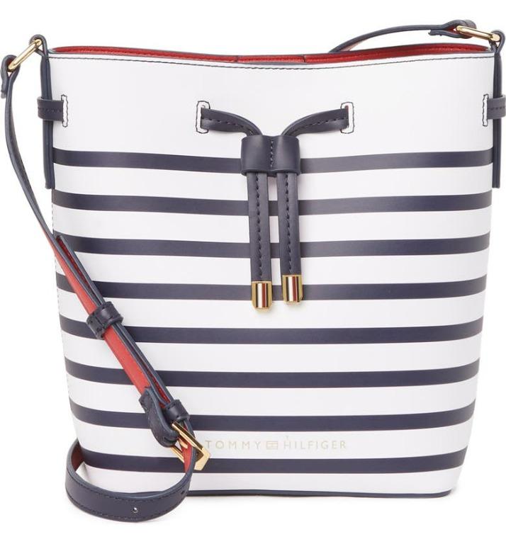 Tommy Hilfiger Hanna Striped Crossbody Bag