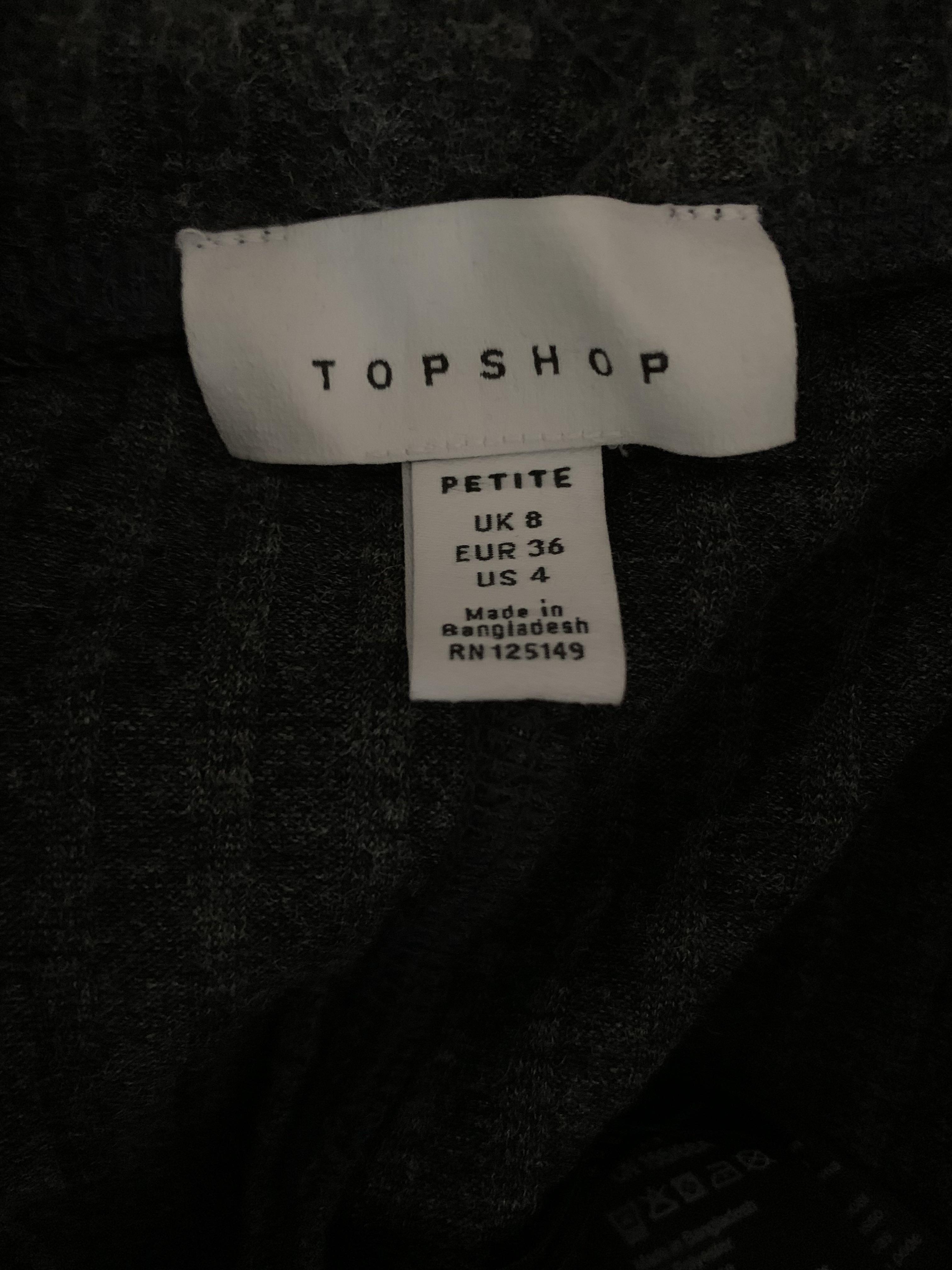 Topshop grey joggers hotsell petite