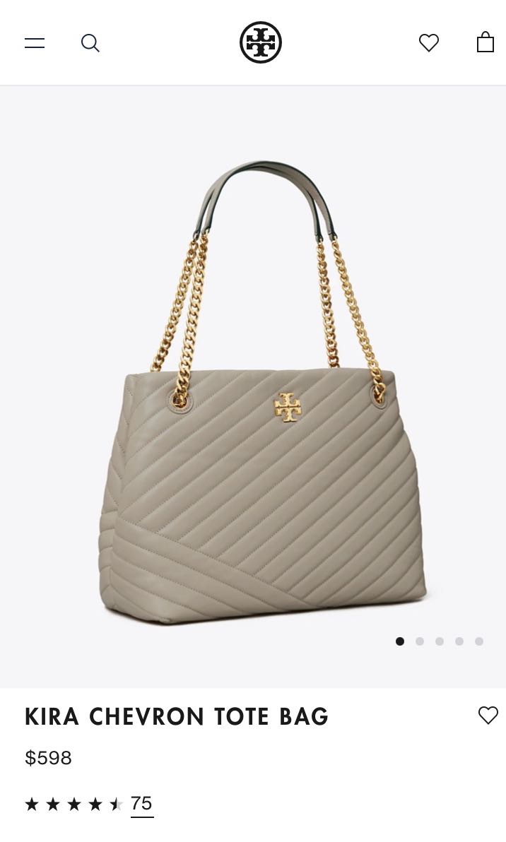 Tory Burch Kira Tote Bag, Luxury, Bags & Wallets on Carousell