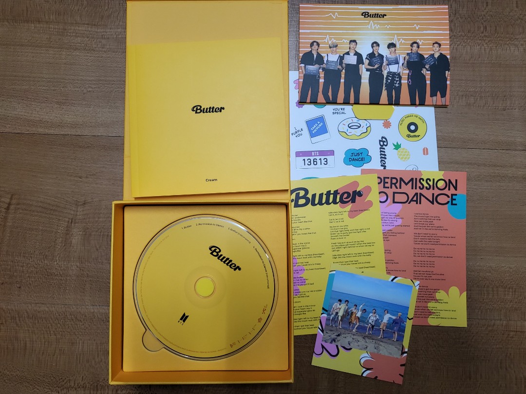 Unsealed Butter Album Cream Version, Hobbies & Toys, Memorabilia
