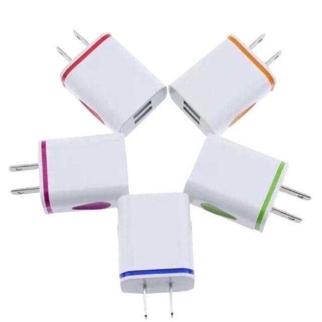 2 in 1 USB Plug Adapter (Category: Chargers & Cables) located in Manila. Submitted by virtualtindahanipaul (Listing ID 1122011113, Image 1). Description: 2 in 1 USB Plug Adaptor with indicator light Input: 110V-220V Product frequency: 47-63Hz Output voltage: 5V Output current: 2100MA (double port actual 2*1A) Product Specification: American Standard Material: ABS size：3*3.5cm note: this adapter is ideal to use only on small gadget and accessories