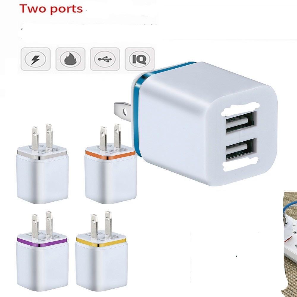2 in 1 USB Plug Adapter (Category: Chargers & Cables) located in Manila. Submitted by virtualtindahanipaul (Listing ID 1122011113, Image 2). Description: 2 in 1 USB Plug Adaptor with indicator light Input: 110V-220V Product frequency: 47-63Hz Output voltage: 5V Output current: 2100MA (double port actual 2*1A) Product Specification: American Standard Material: ABS size：3*3.5cm note: this adapter is ideal to use only on small gadget and accessories