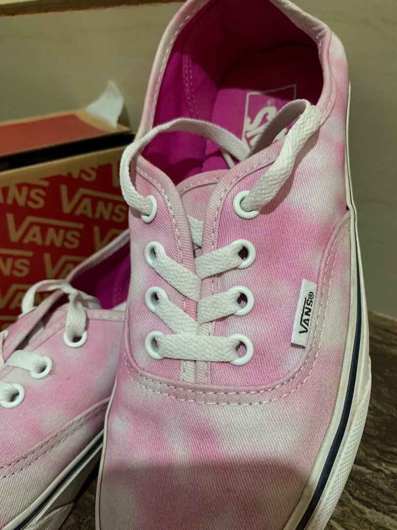 Vans Tie Dye Rose Violet woman sneakers ORIGINAL size 38 sepatu wanita casual shoes