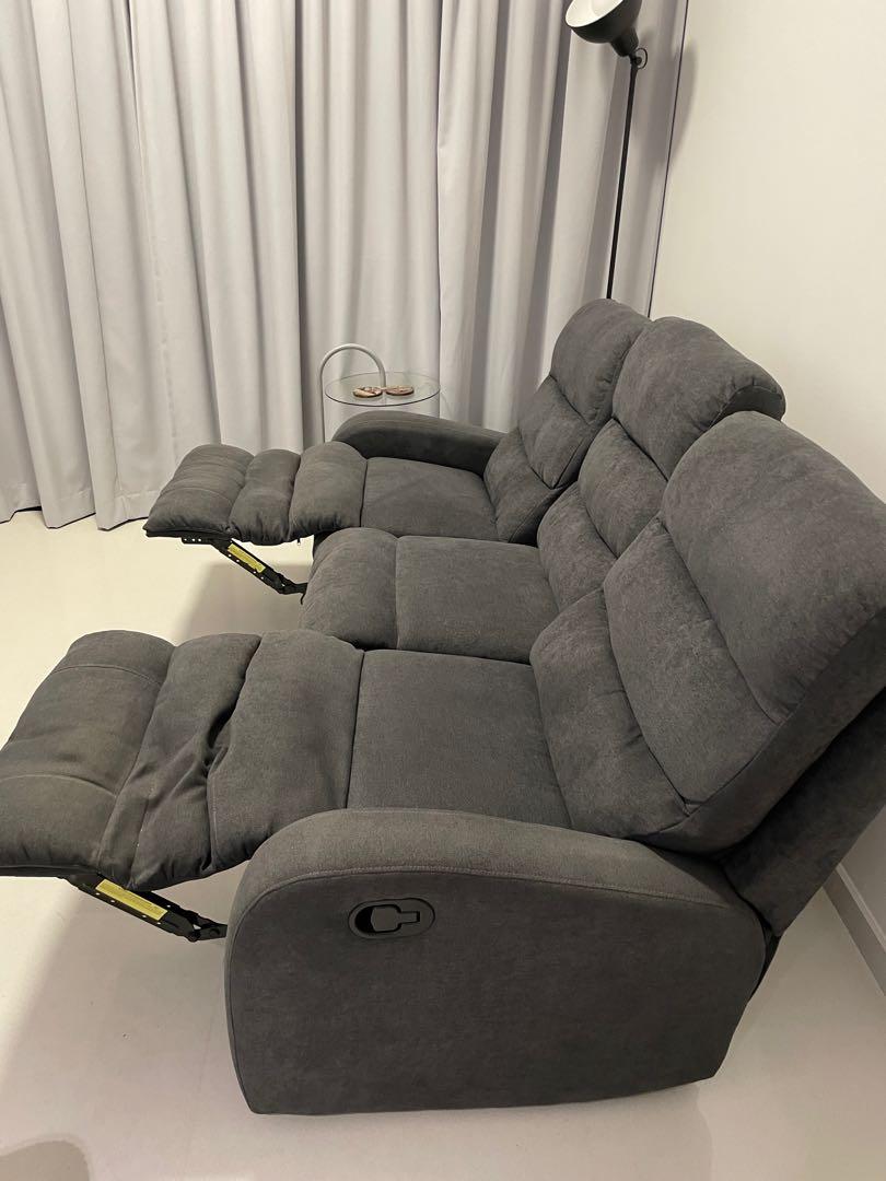Vhive Recliner Sofa, Furniture & Home Living, Furniture, Sofas on Carousell