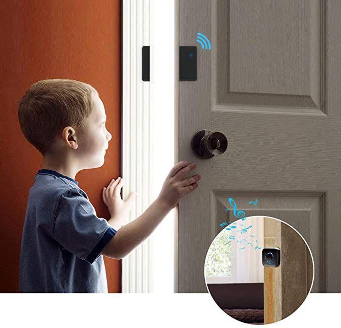Wireless Door Sensor Chime BITIWEND Alarm Contact Sensor Door Bell for