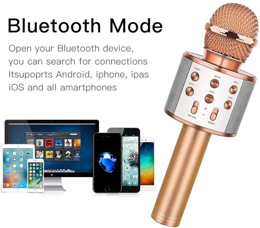 X5232 Wireless Bluetooth Microphone for Kids, Kids Karaoke