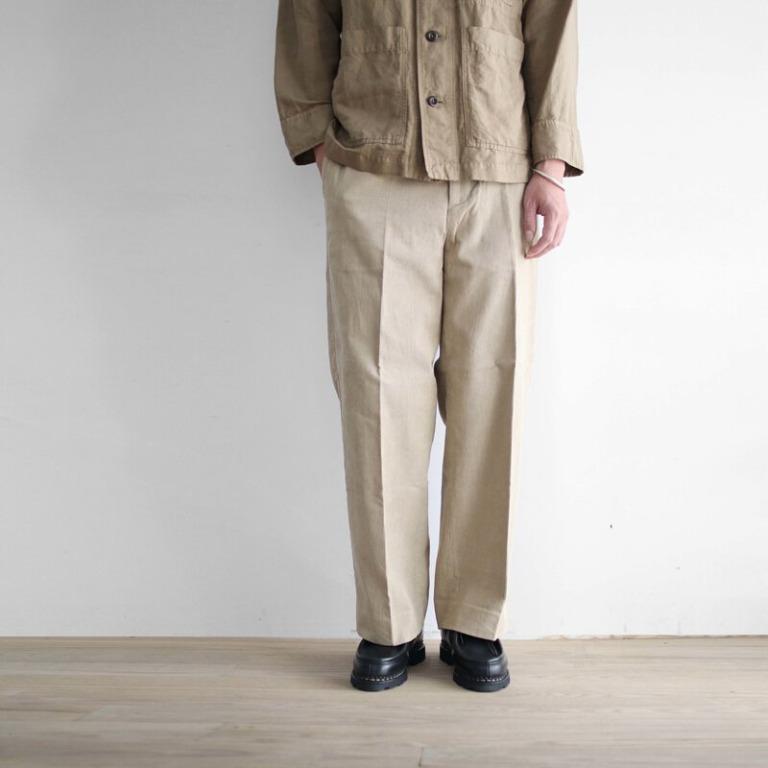YAECA CORDUROY PANTS CREASED size M, 男裝, 褲＆半截裙, 長褲- Carousell