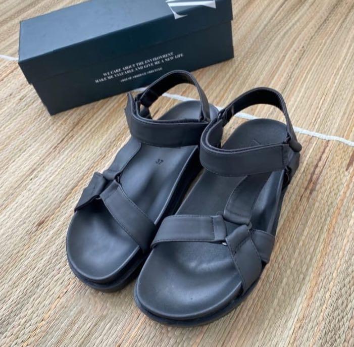 ZARA FLAT STRAPPY SANDALS NEW SALE 