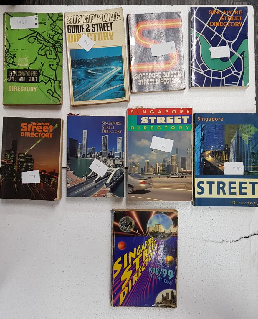 Singapore Street Directory 1980 1960S 1970S 1980S 1990S Singapore Street Directory, Hobbies & Toys,  Memorabilia & Collectibles, Vintage Collectibles On Carousell