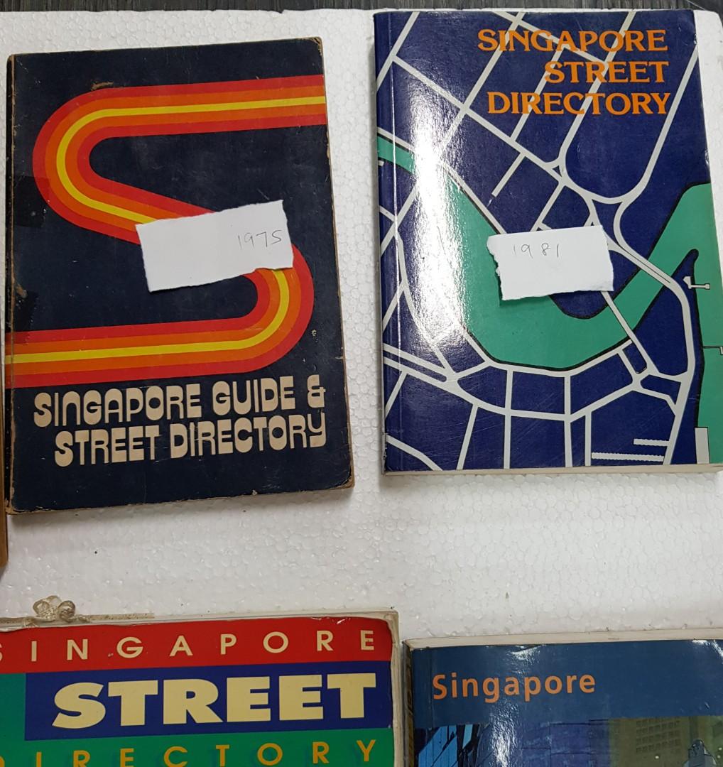 Singapore Street Directory 1980 1960S 1970S 1980S 1990S Singapore Street Directory, Hobbies & Toys,  Memorabilia & Collectibles, Vintage Collectibles On Carousell