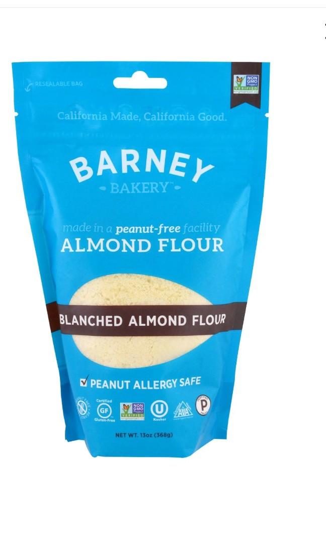 生酮烘焙- Barney Bakery Blanched Almond Flour/去皮純杏仁粉368g, 嘢 