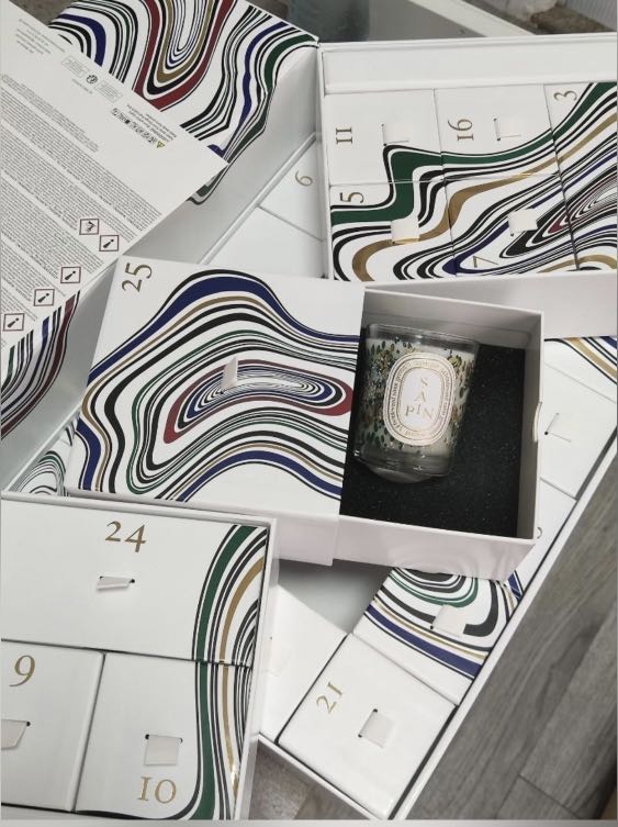 (預訂款) Diptyque advent calendar 2021 傢俬＆家居 家居香薰 Carousell