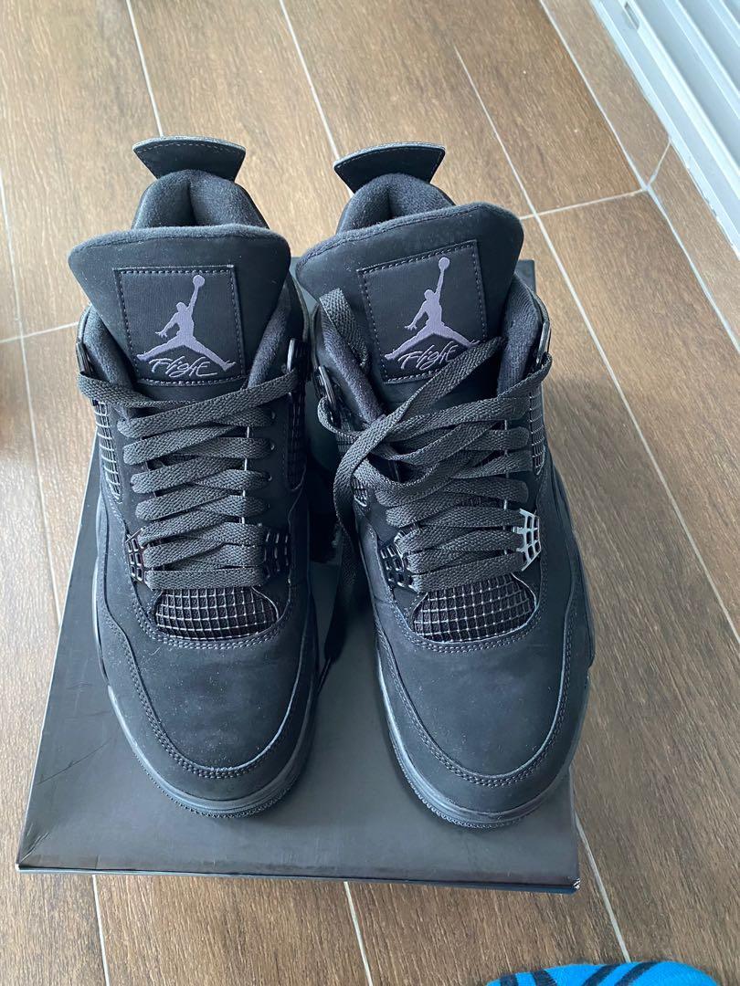 Air jordan IV Black cat original Men s Fashion Footwear