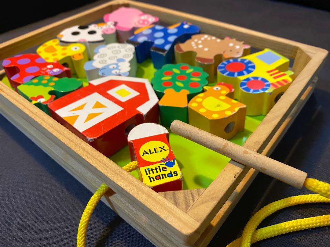 Alex toys little hands string a farm hot sale