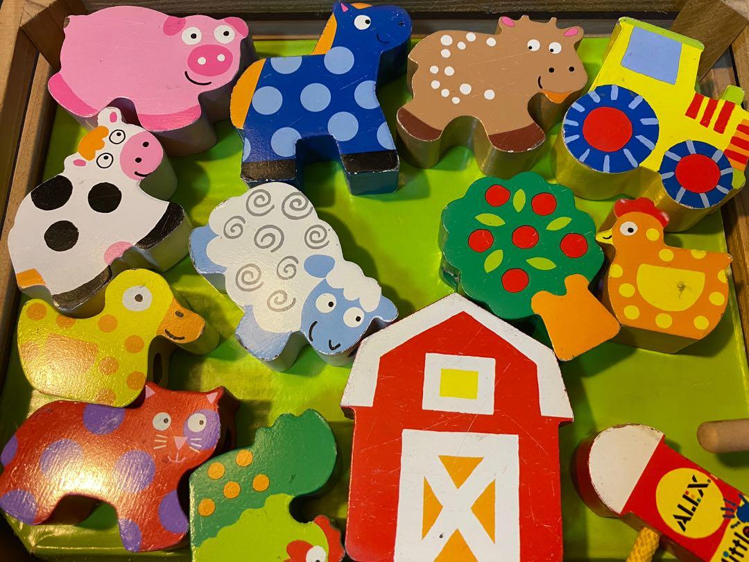 Alex toys little hands string hot sale a farm