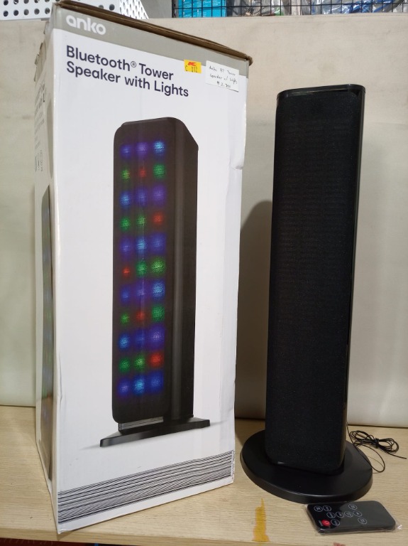 Bluetooth tower speaker with hot sale lights