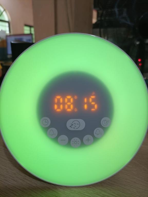 ANKO CLOCK RADIO WITH WHITE NOISE & LED COLOUR!, Furniture & Home Living, Home Decor, Clocks on