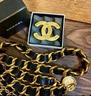 Authentic Chanel Brooch belt