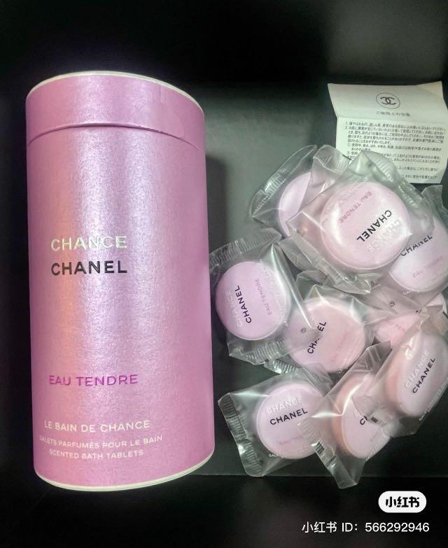 Authentic Chanel Limited Edition Chance Eau Tendre Bath Tablets
