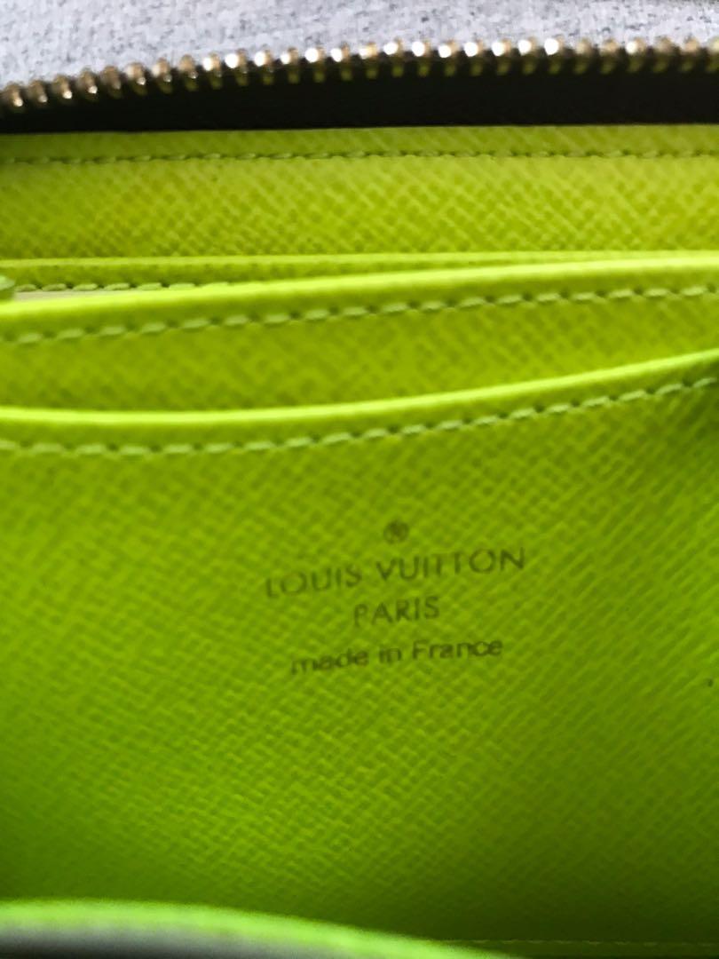 Authentic Louis Vuitton lv Graffiti Neon Green Wallet rare, Luxury, Bags &  Wallets on Carousell