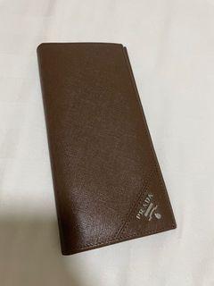 Authentic Prada Brown Long wallet
