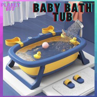 Baby Bath tub 88*50*9.5cm Home Bathroom Large Plastic Folding Bath Tub For Baby And Kids