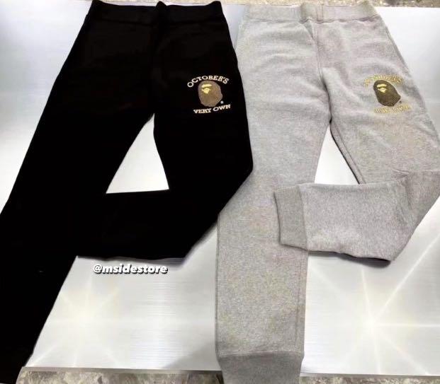 BAPE X OVO SLIM FIT SWEAT PANTS