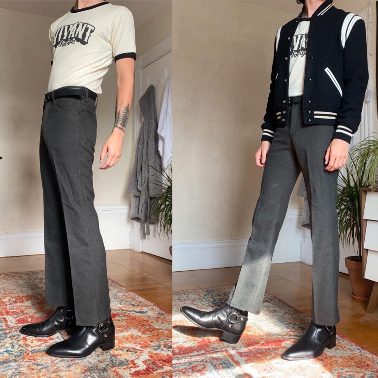 Vintage wrangler polyester pants discount