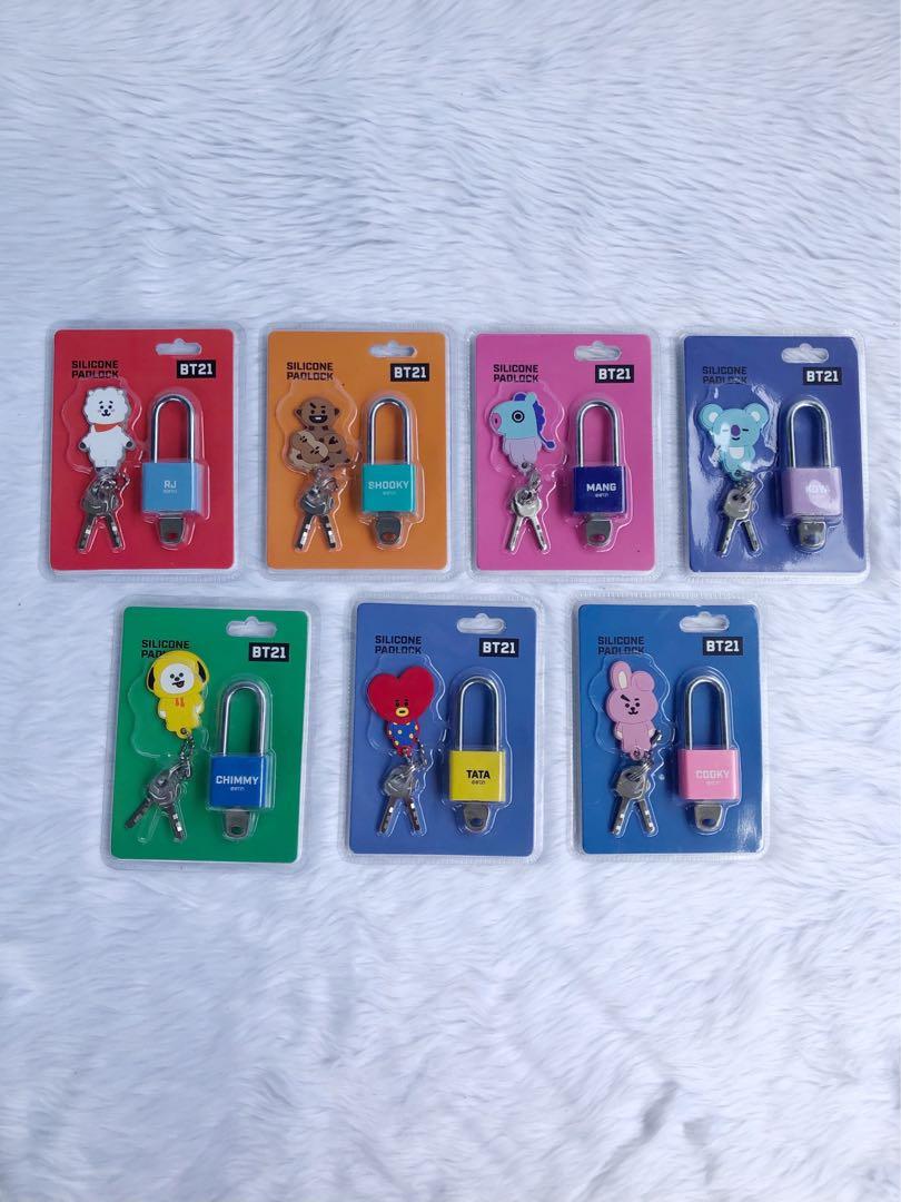 BT21 SILICONE PADLOCK (Category: Locks, Doors & Gates) located in Mendez-Nunez. Submitted by pinkleboxph (Listing ID 1122177907, Image 1). Description: SHOPEE LINK: shp.ee/nrtbbsj.