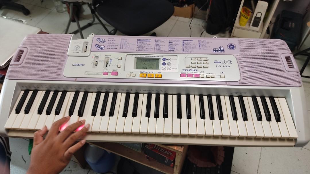 Casio LK-103 keyboard, Hobbies & Toys, Music & Media, Musical 