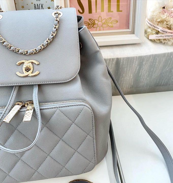 CHANEL business affinity backpack, 名牌, 手袋及銀包- Carousell