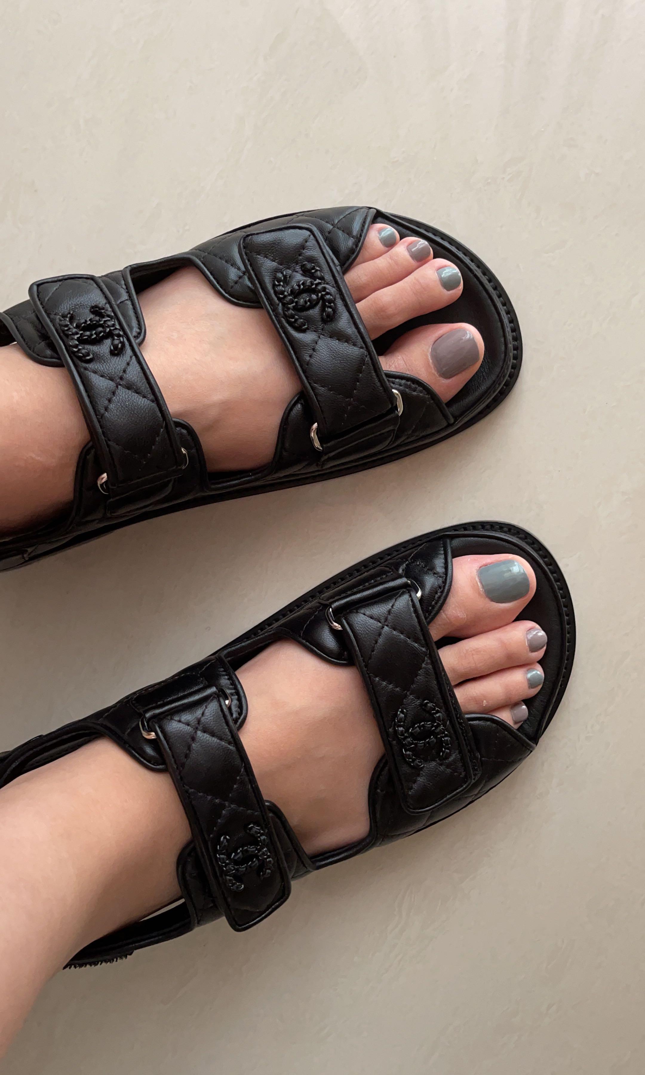 Dad leather sandals store