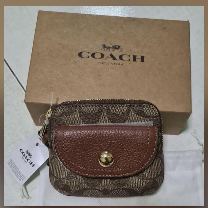 Coach Pennie Card holder, Women's Fashion, Bags & Wallets, Purses & Pouches  on Carousell