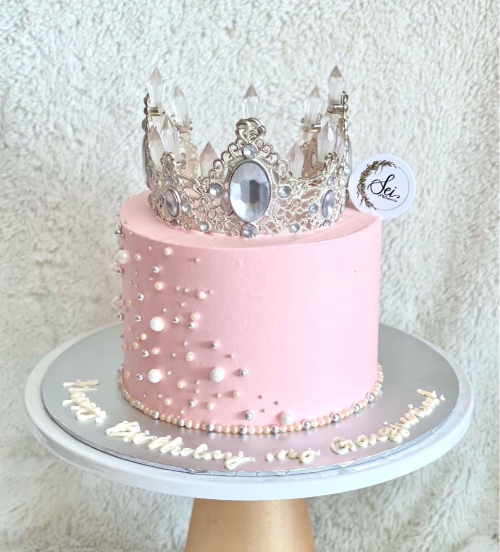 Princess Tiara Layer Cake - Classy Girl Cupcakes