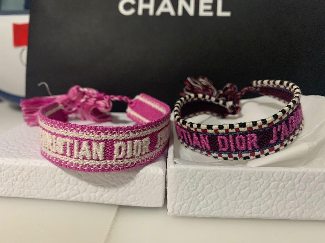 J'adior cloth bracelet Dior Pink in Cloth - 21234310