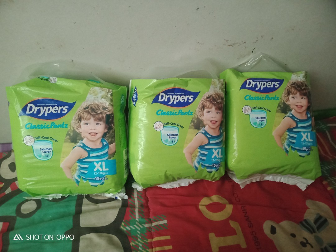 Drypers Classic Pants XL, Babies & Kids, Bathing & Changing, Diapers