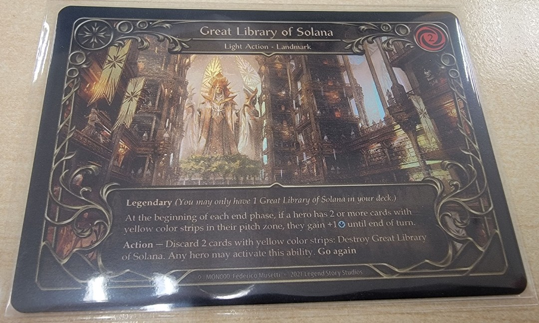 Flesh and Blood - Grand Library of Solana (Rainbow Foil Fable