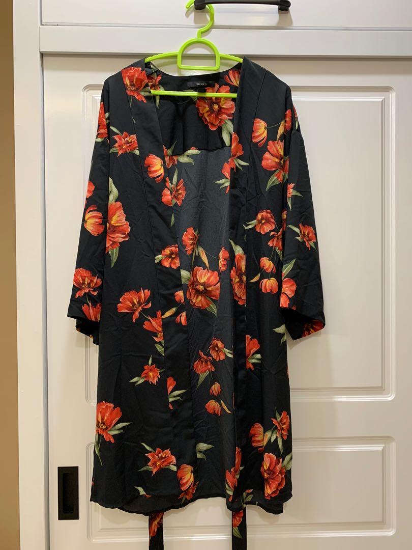 Forever 21 kimono dress deals