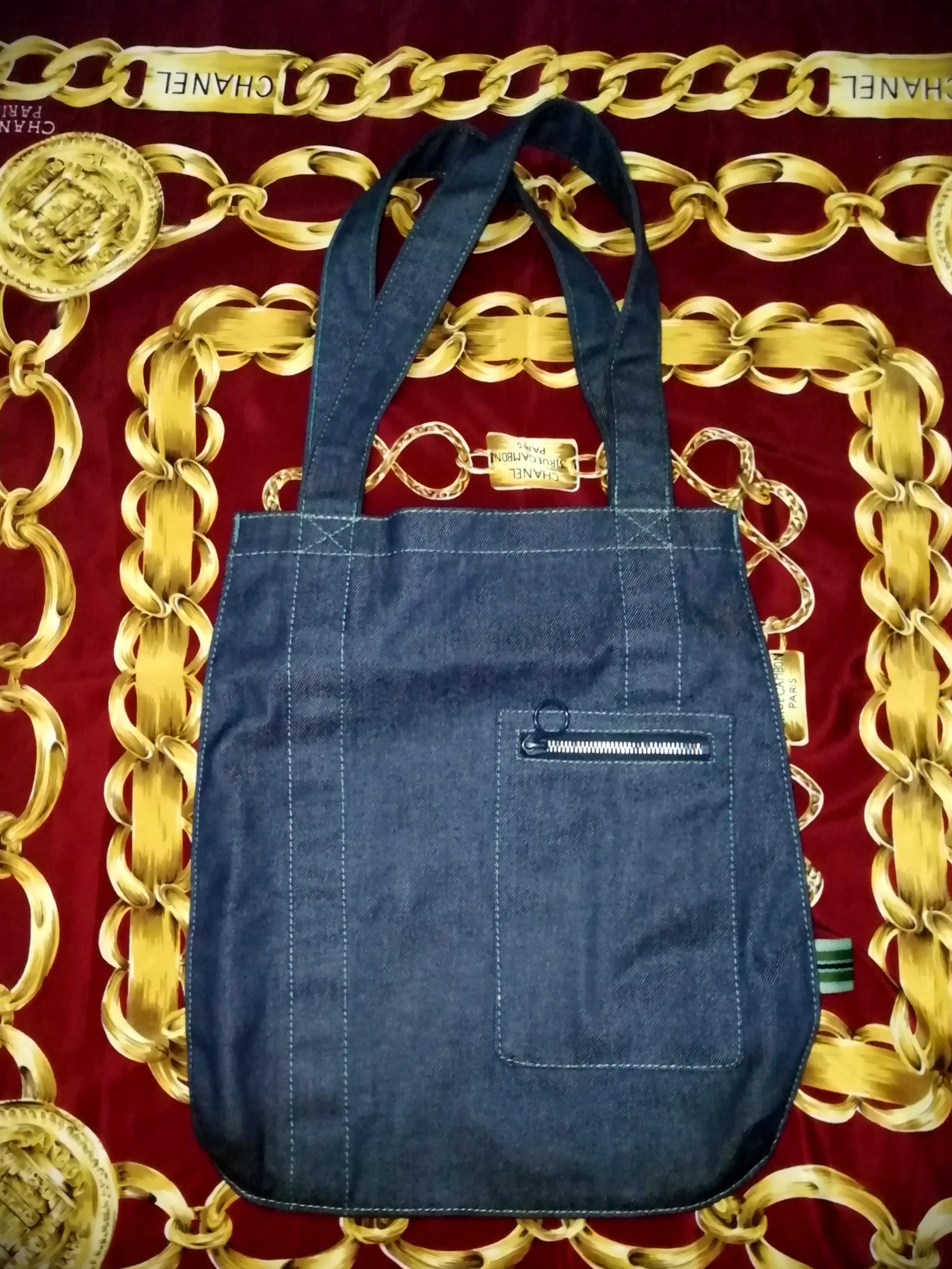 Gap denim tote best sale bag