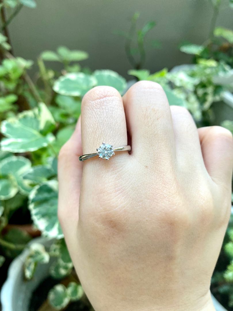 0.5 carat moissanite ring cheap