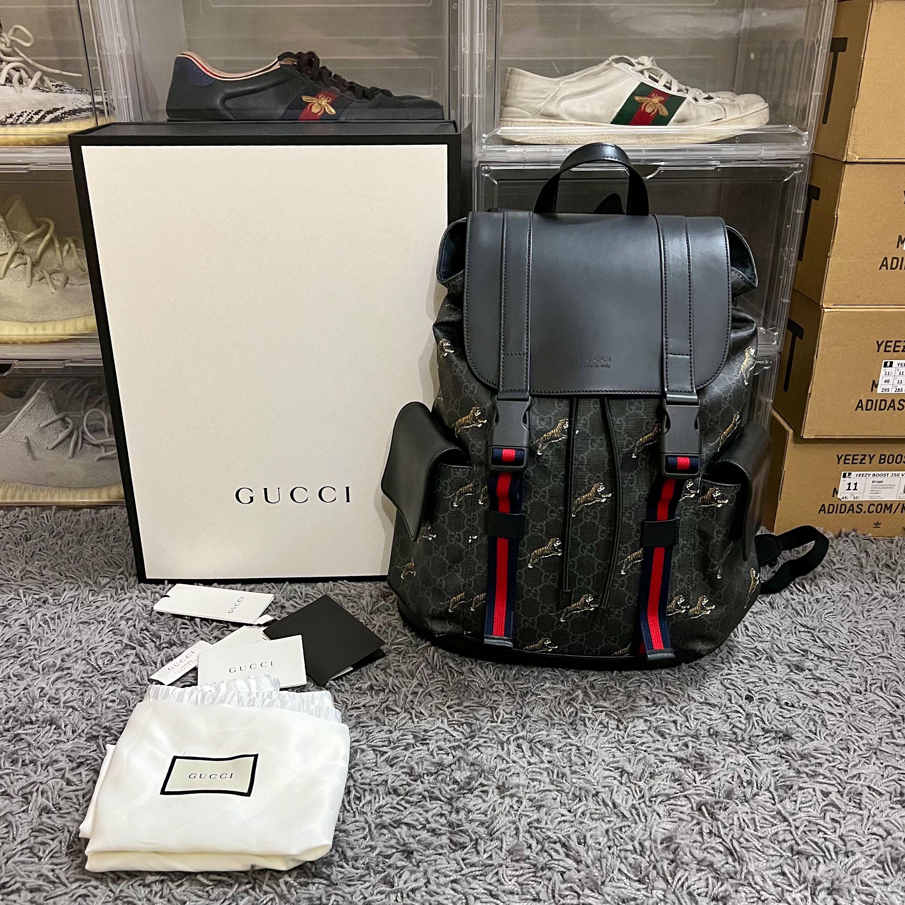 Gucci bestiary backpack with tigers cheap