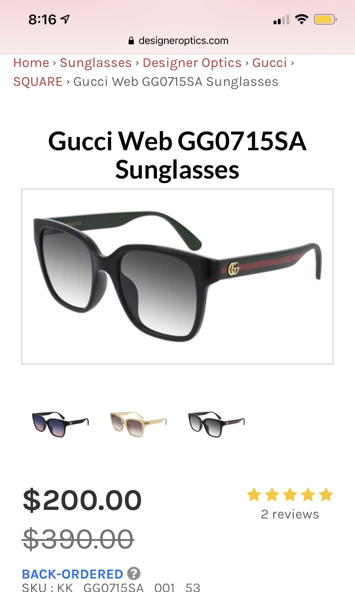 Gucci GG 0226S Sunglasses | Free Delivery | Gucci Sunglasses | Designer  Sunglasses