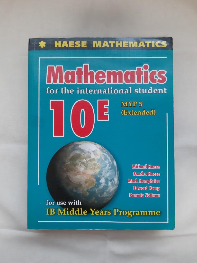 Haese Mathematics For the International Student Textbook (MYP ...