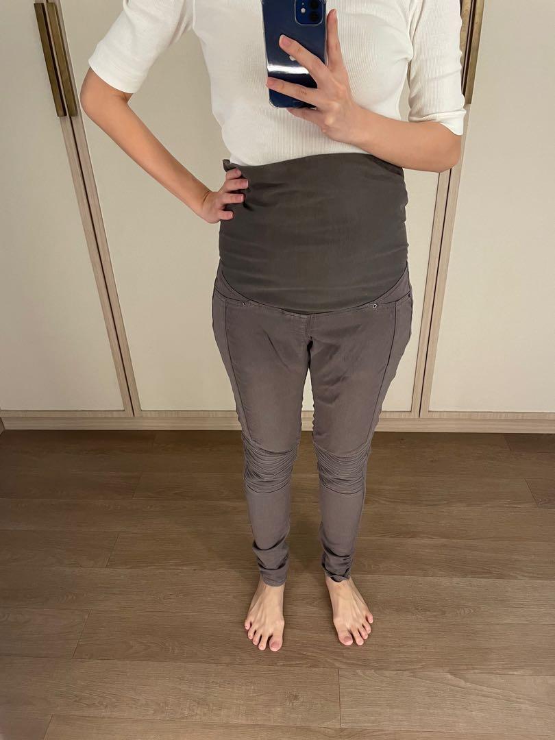 H\u0026M Mama Jeans - Grey - Maternity - Preloved, Bayi \u0026 Anak, Kehamilan di  Carousell
