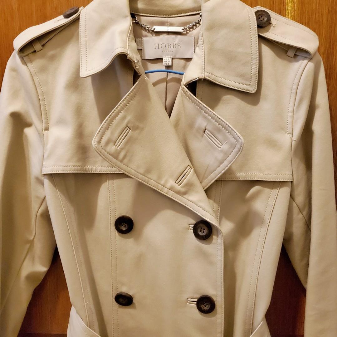 Hobbs Saskia Trench Coat in Clay reiss ted baker