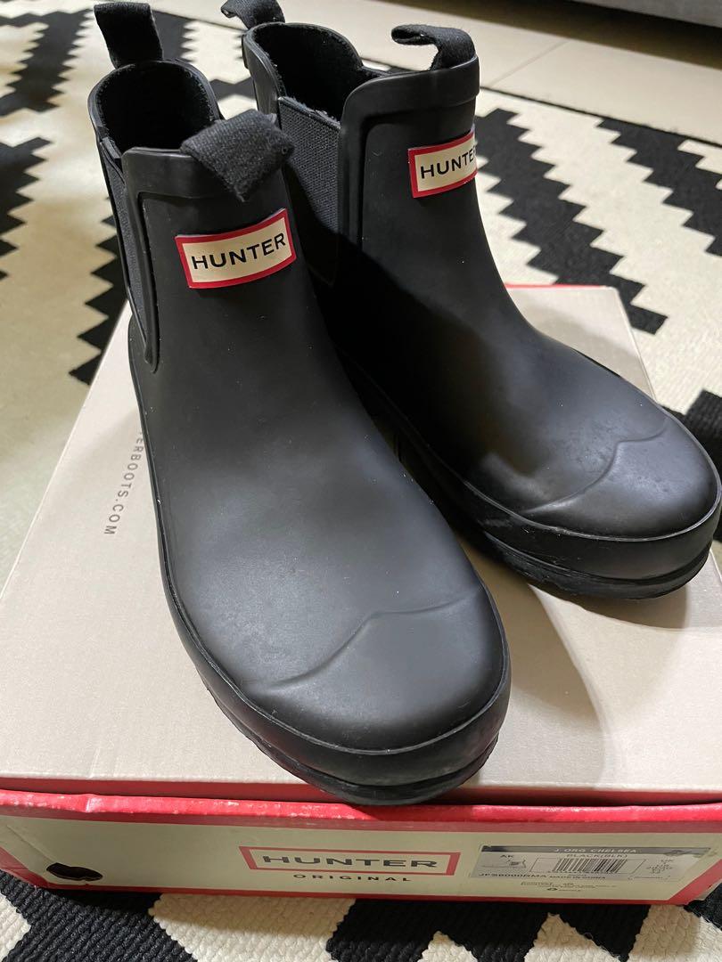 Children's hunter chelsea boots cheap