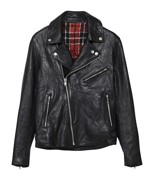 Hysteric Glamour x Ghost Wolves Double rider leather jacket皮褸