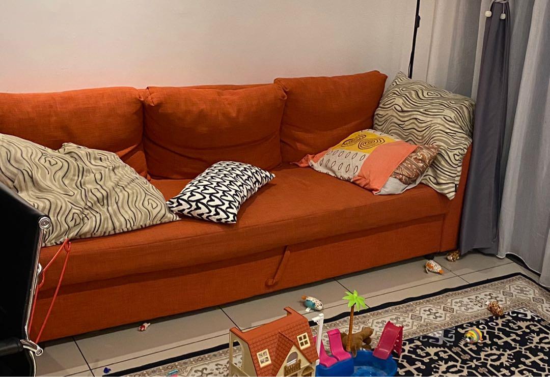 ikea sofa bed with storage instructions