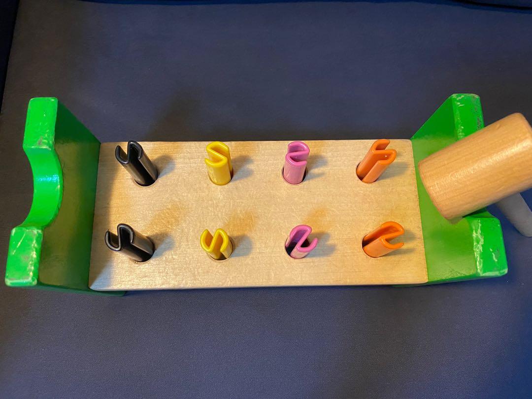 IKEA wooden hammer and peg toy, Hobbies & Toys, Toys & Games on Carousell